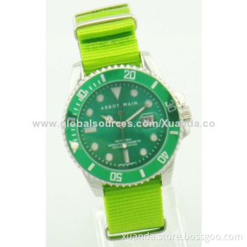 Top quality colorful sport watch with unique style calendar function, best seller